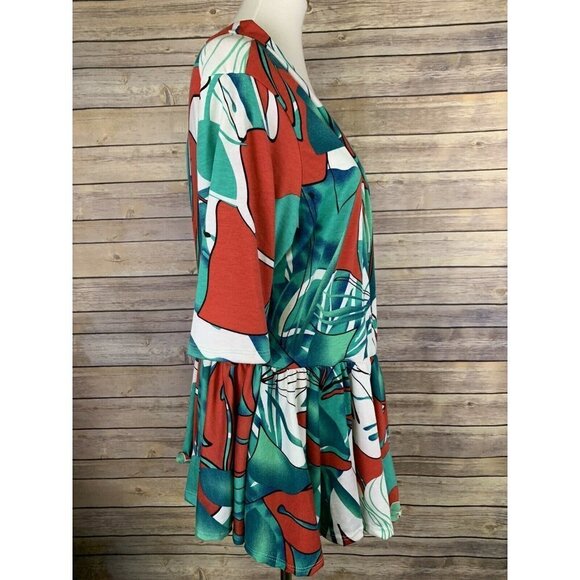 Rebdolls Plus 4X NWT Cross Front Babydoll Blouse - Picture 7 of 9